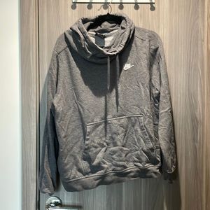 Nike Grey Hoodie w/ Oversized Hood